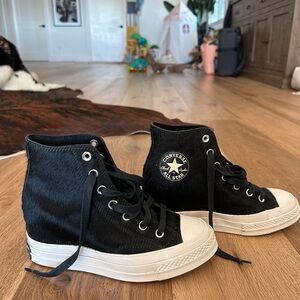 Converse Black and White High-Top Sneakers
